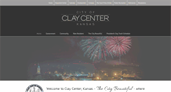 Desktop Screenshot of cityofclaycenter.com