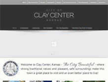 Tablet Screenshot of cityofclaycenter.com
